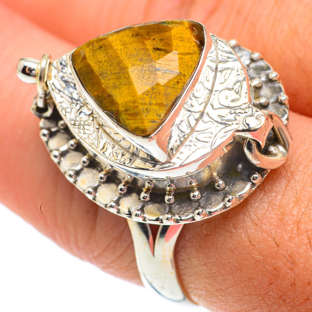 Tiger Eye Rings handcrafted by Ana Silver Co - RING64627