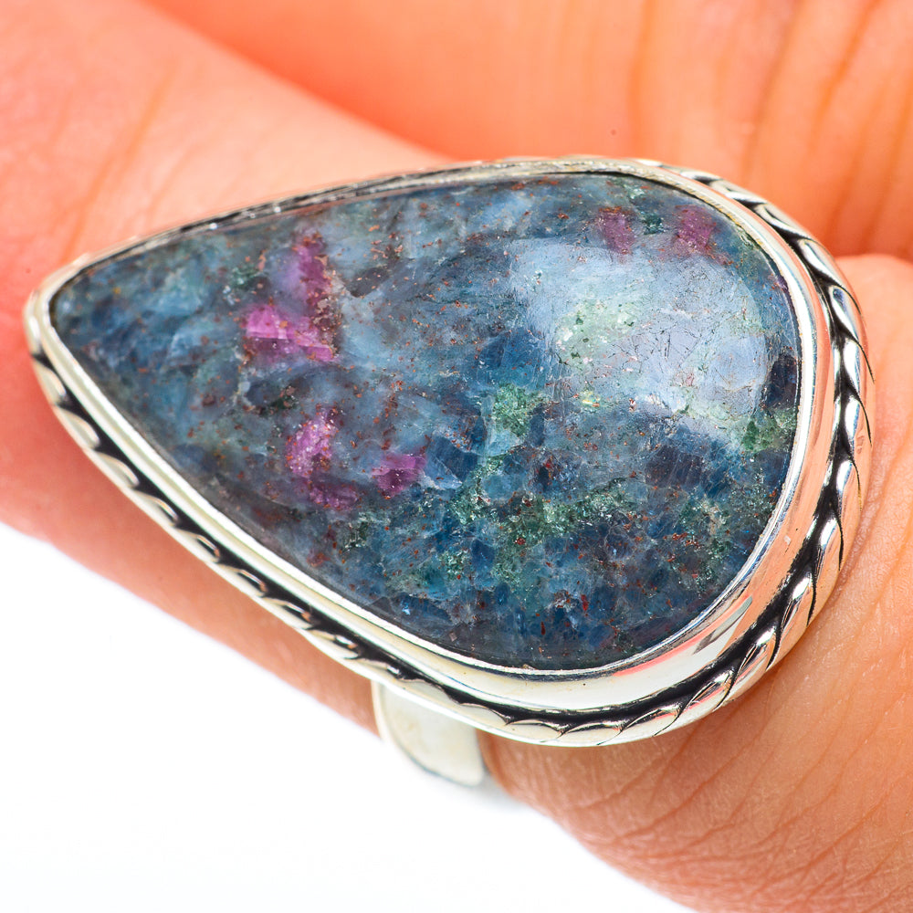 Ruby Fuchsite Rings handcrafted by Ana Silver Co - RING64636
