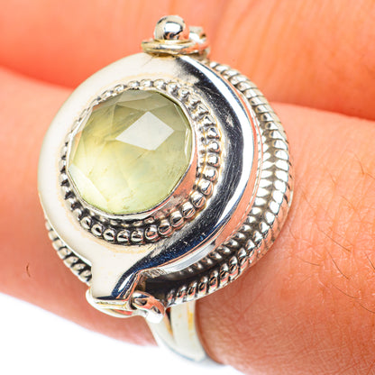Prehnite Rings handcrafted by Ana Silver Co - RING64637