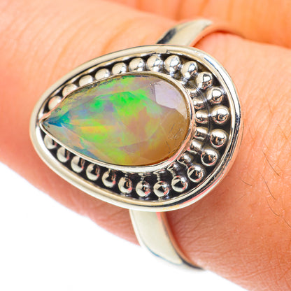 Ethiopian Opal Rings handcrafted by Ana Silver Co - RING64663