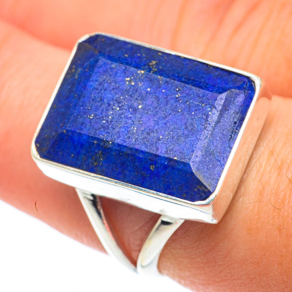 Lapis Lazuli Rings handcrafted by Ana Silver Co - RING64666