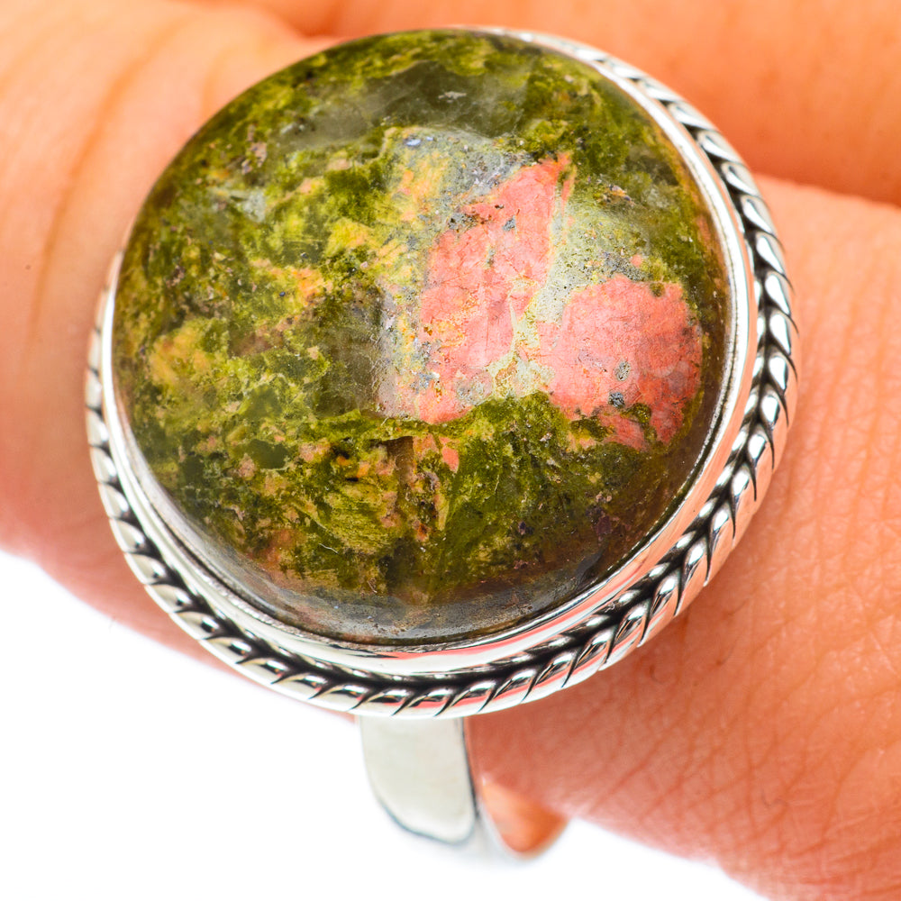 Unakite Rings handcrafted by Ana Silver Co - RING64669