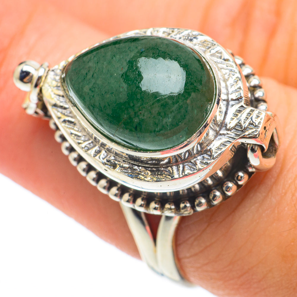 Green Aventurine Rings handcrafted by Ana Silver Co - RING64670