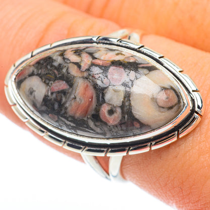 Crinoid Fossil Rings handcrafted by Ana Silver Co - RING64674