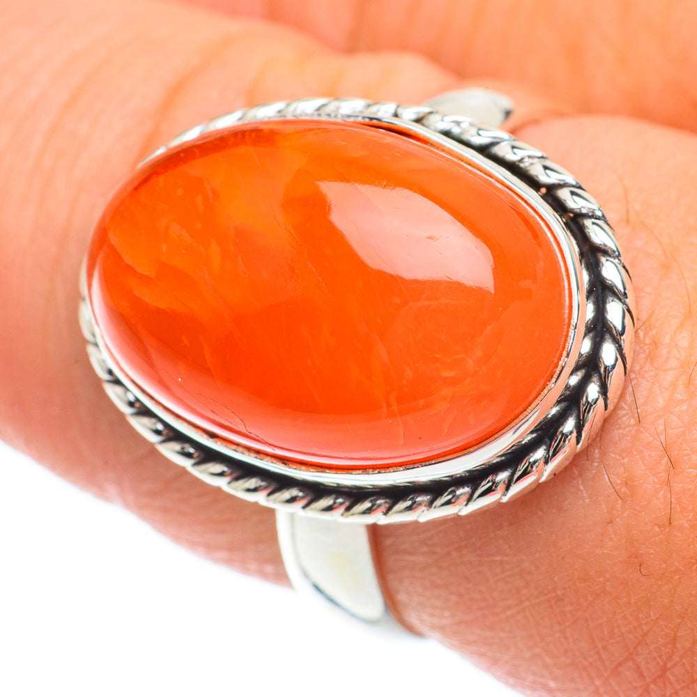 Carnelian Rings handcrafted by Ana Silver Co - RING64675