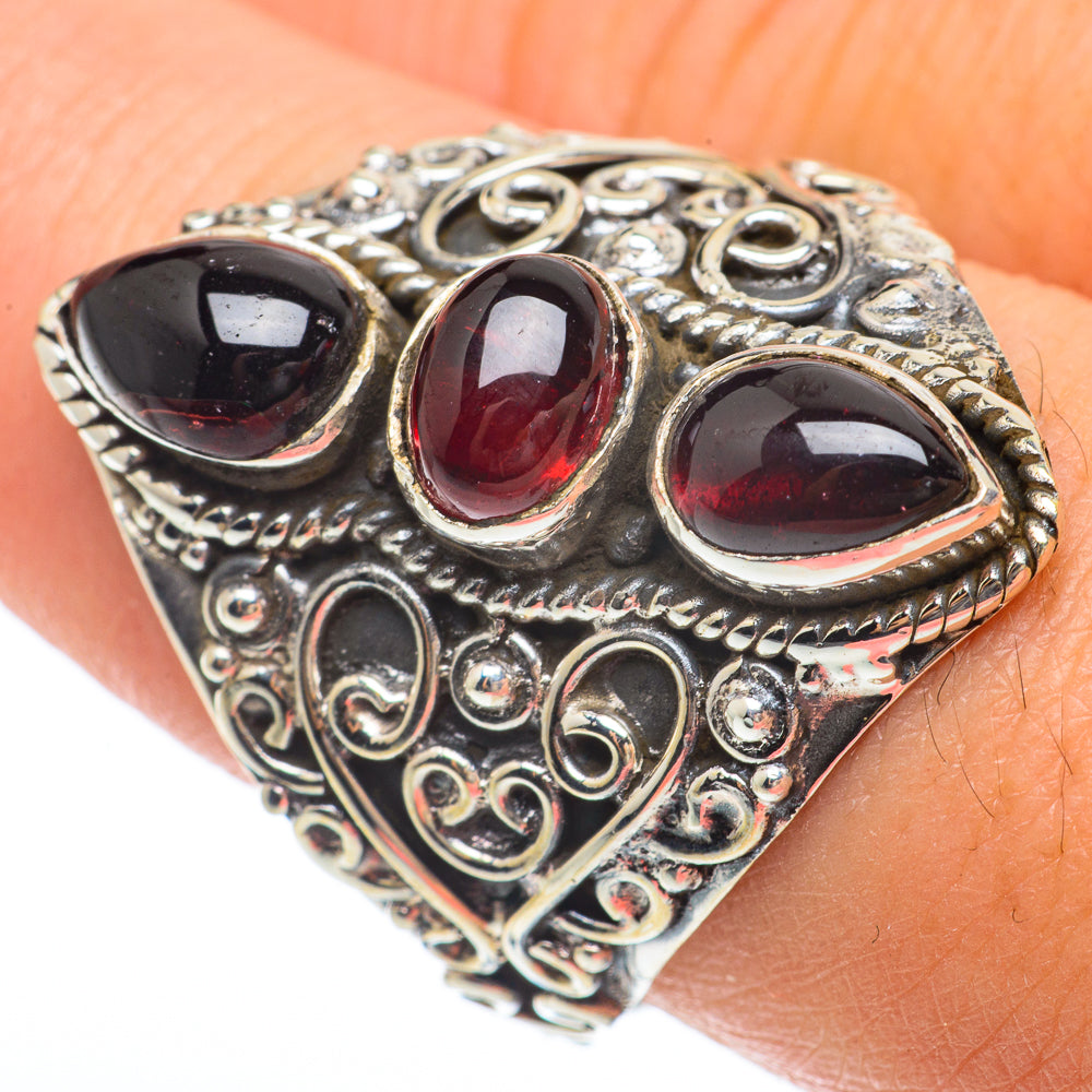 Garnet Rings handcrafted by Ana Silver Co - RING64681