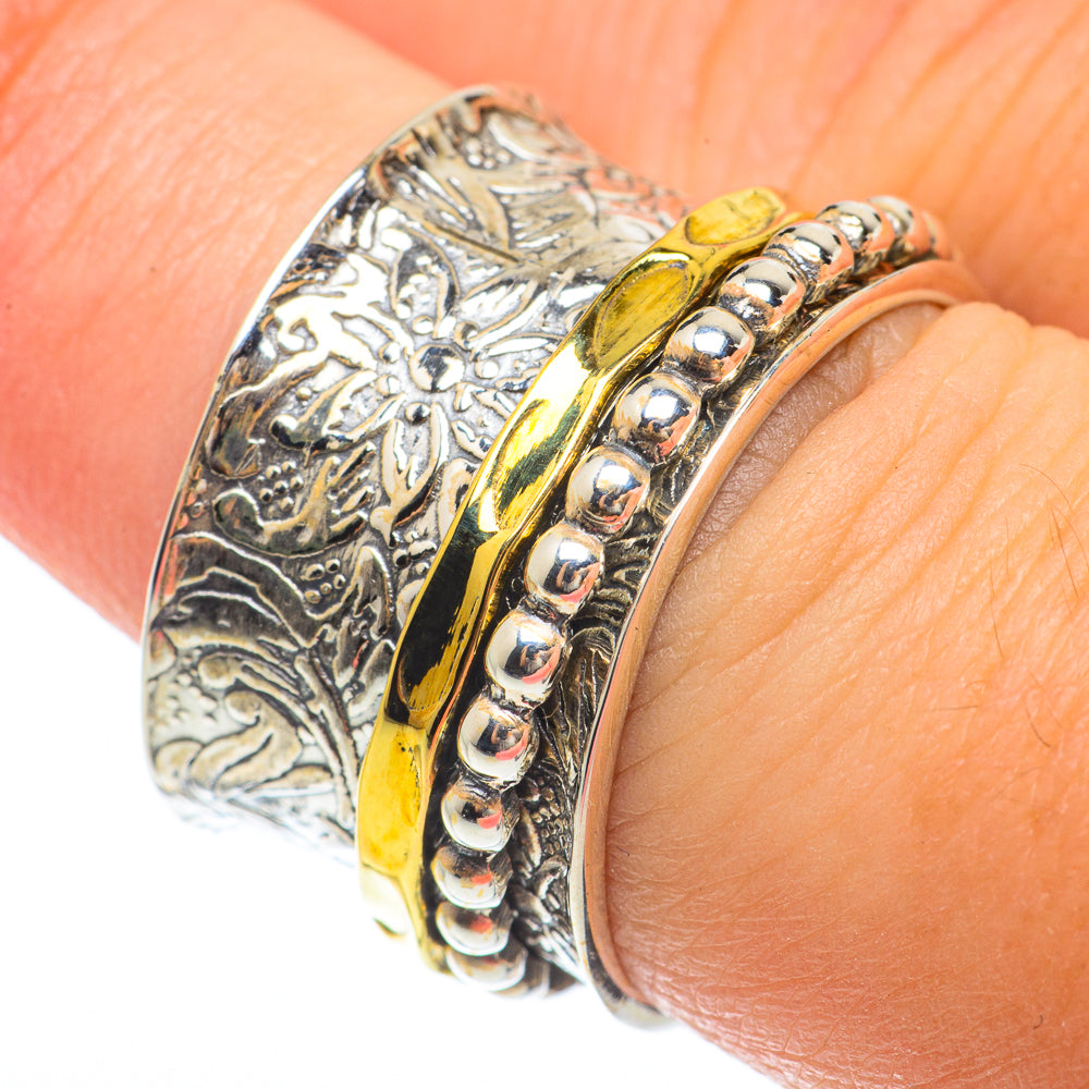 Meditation Spinner Rings handcrafted by Ana Silver Co - RING64682