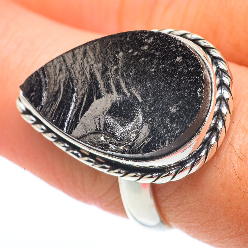 Shungite Rings handcrafted by Ana Silver Co - RING64685