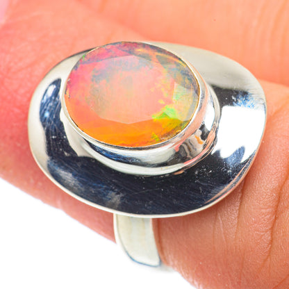 Ethiopian Opal Rings handcrafted by Ana Silver Co - RING64694