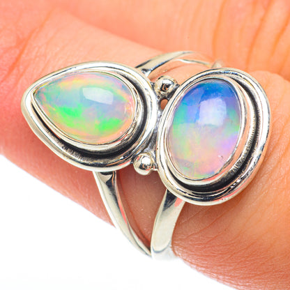 Ethiopian Opal Rings handcrafted by Ana Silver Co - RING64695