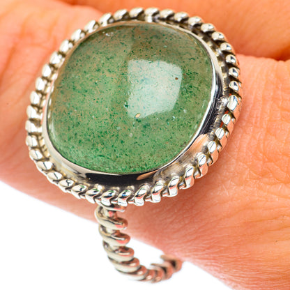 Green Aventurine Rings handcrafted by Ana Silver Co - RING64701