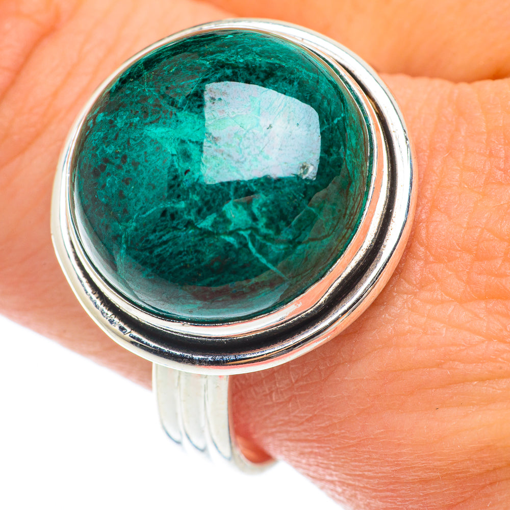 Chrysocolla Rings handcrafted by Ana Silver Co - RING64704