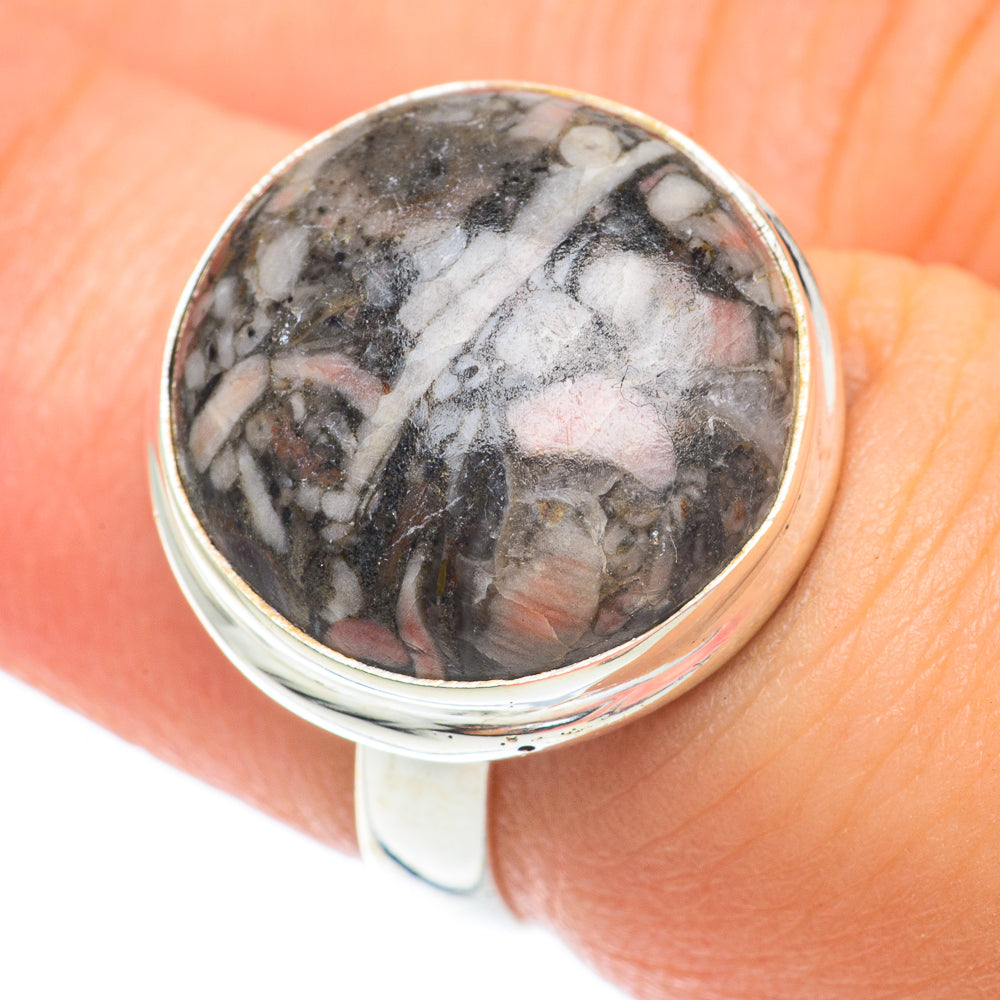 Crinoid Fossil Rings handcrafted by Ana Silver Co - RING64705