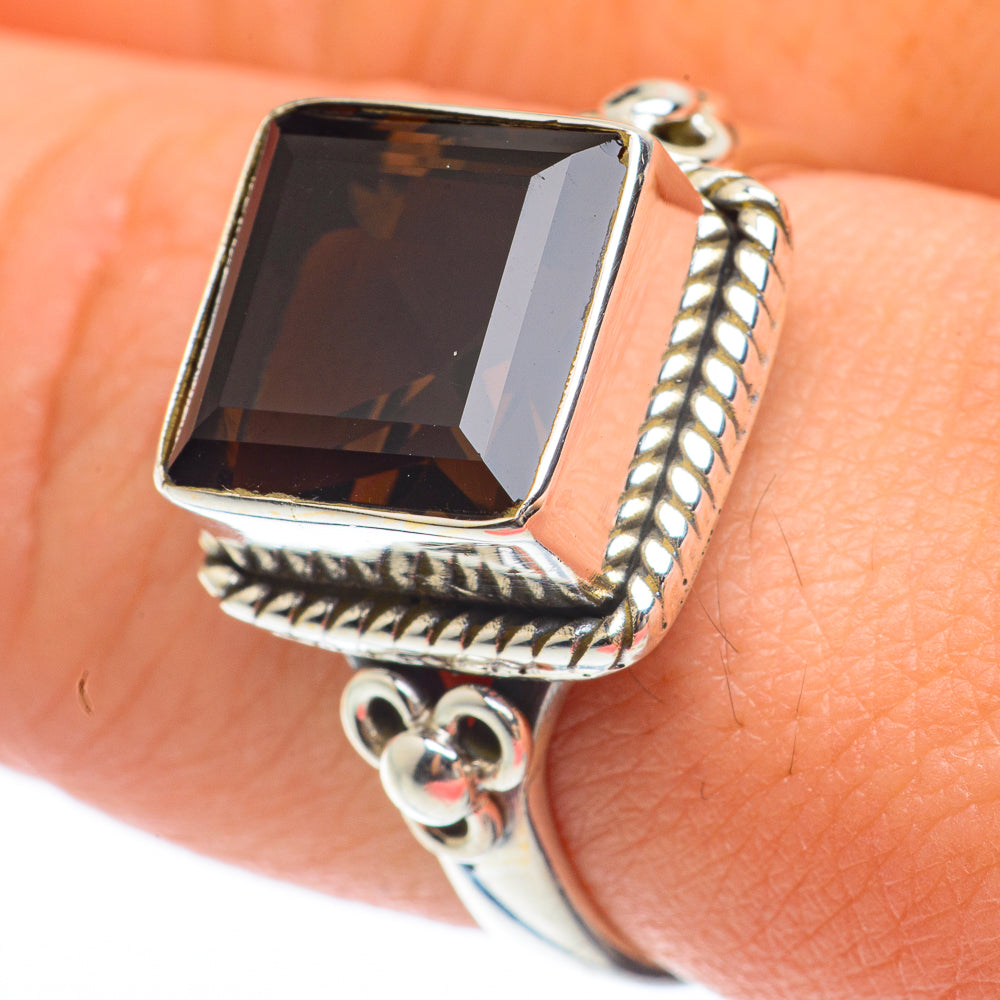 Smoky Quartz Rings handcrafted by Ana Silver Co - RING64706