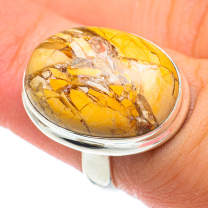 Brecciated Mookaite Rings handcrafted by Ana Silver Co - RING64708