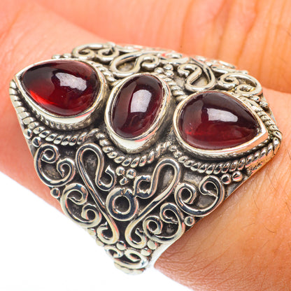Garnet Rings handcrafted by Ana Silver Co - RING64712