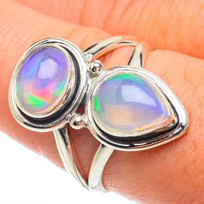 Ethiopian Opal Rings handcrafted by Ana Silver Co - RING64722