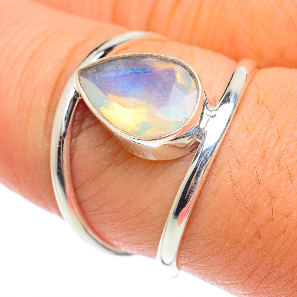 Ethiopian Opal Rings handcrafted by Ana Silver Co - RING64723