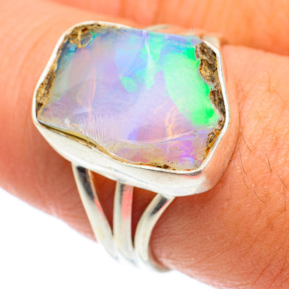 Ethiopian Opal Rings handcrafted by Ana Silver Co - RING64724