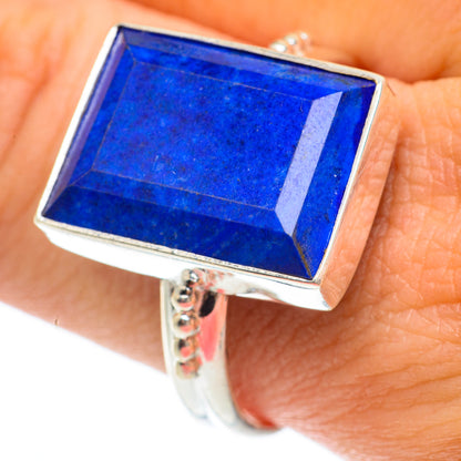 Lapis Lazuli Rings handcrafted by Ana Silver Co - RING64730