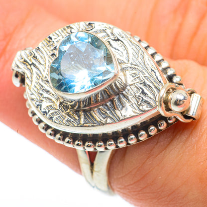 Blue Topaz Rings handcrafted by Ana Silver Co - RING64731