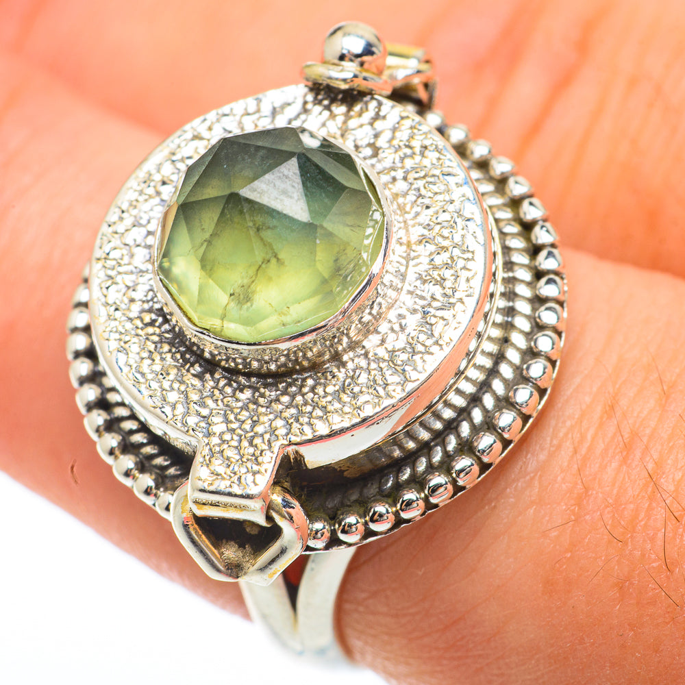 Prehnite Rings handcrafted by Ana Silver Co - RING64733