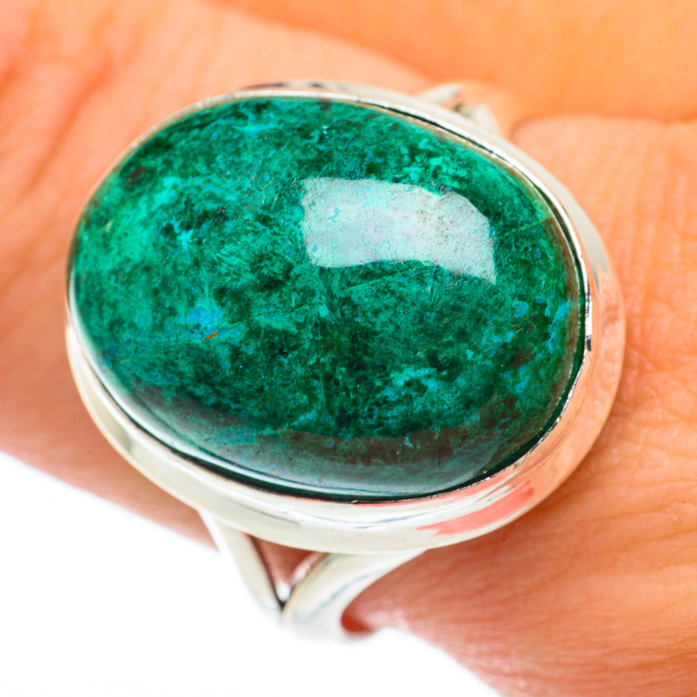 Chrysocolla Rings handcrafted by Ana Silver Co - RING64735