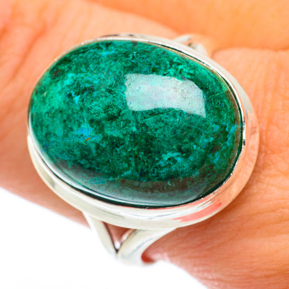 Chrysocolla Rings handcrafted by Ana Silver Co - RING64735