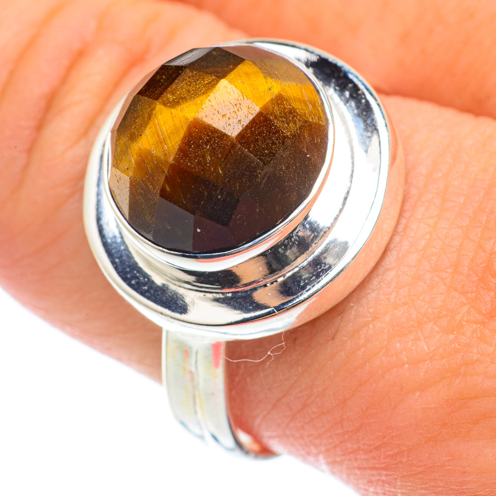 Tiger Eye Rings handcrafted by Ana Silver Co - RING64736