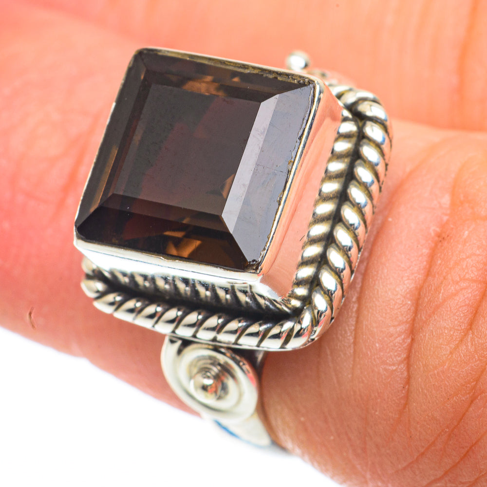 Smoky Quartz Rings handcrafted by Ana Silver Co - RING64737