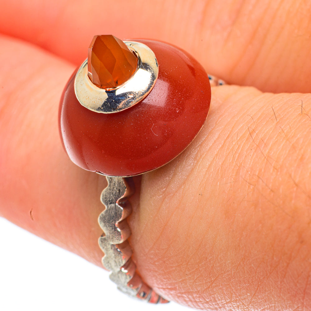 Carnelian Rings handcrafted by Ana Silver Co - RING64738
