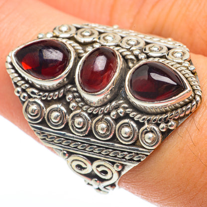 Garnet Rings handcrafted by Ana Silver Co - RING64743