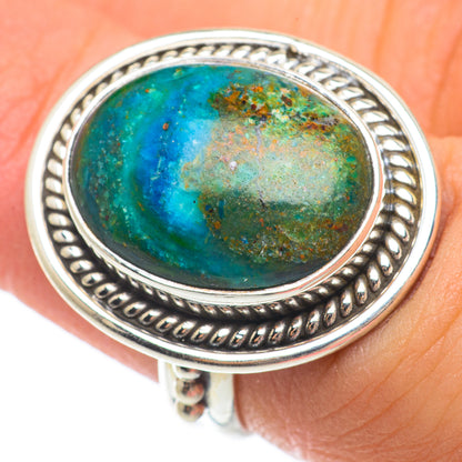 Chrysocolla Rings handcrafted by Ana Silver Co - RING64759