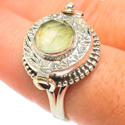 Prehnite Rings handcrafted by Ana Silver Co - RING64761
