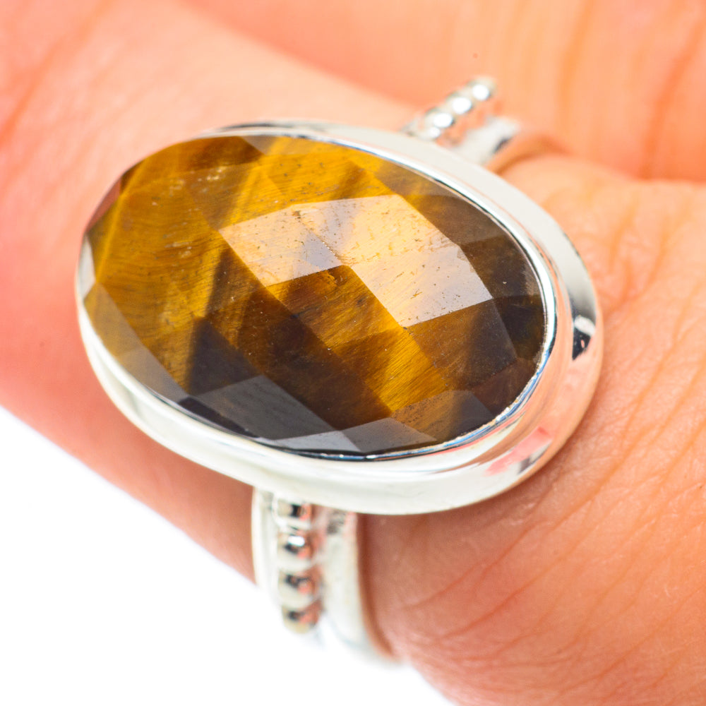 Tiger Eye Rings handcrafted by Ana Silver Co - RING64764