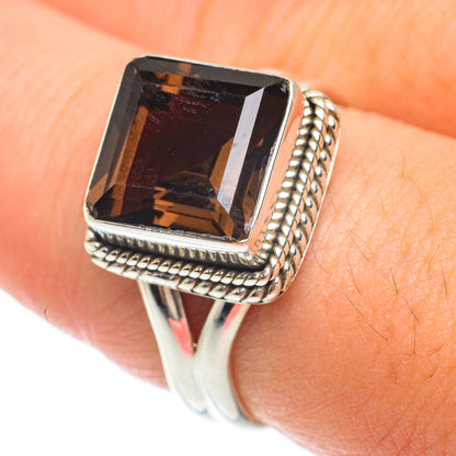 Smoky Quartz Rings handcrafted by Ana Silver Co - RING64765