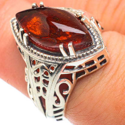 Baltic Amber Rings handcrafted by Ana Silver Co - RING64767