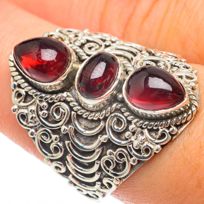 Garnet Rings handcrafted by Ana Silver Co - RING64773