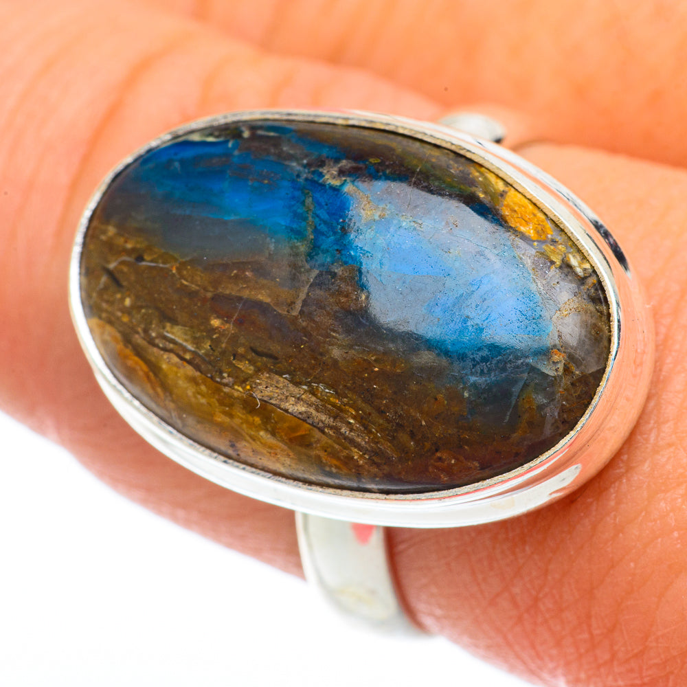 Peruvian Opal Rings handcrafted by Ana Silver Co - RING64785