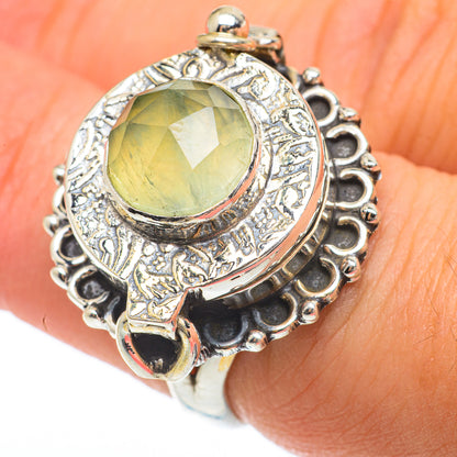 Prehnite Rings handcrafted by Ana Silver Co - RING64787