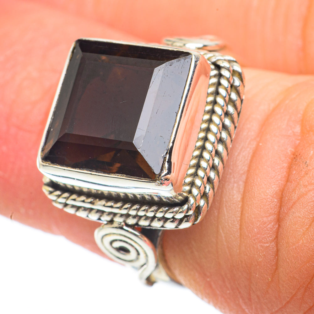 Smoky Quartz Rings handcrafted by Ana Silver Co - RING64791