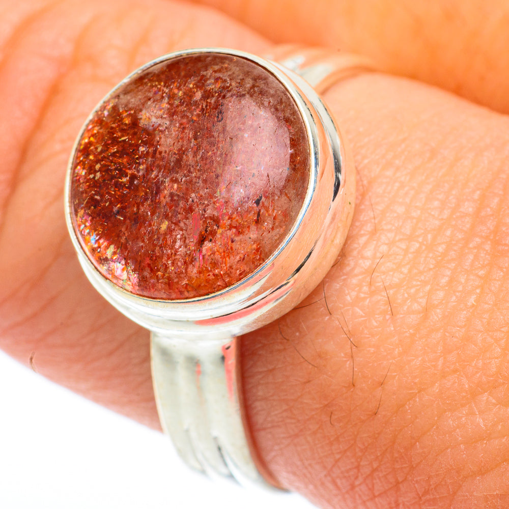 Sunstone Rings handcrafted by Ana Silver Co - RING64793