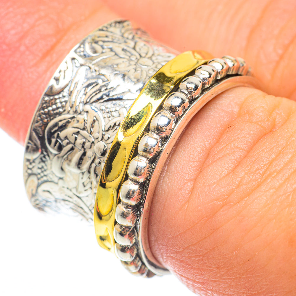 Meditation Spinner Rings handcrafted by Ana Silver Co - RING64799