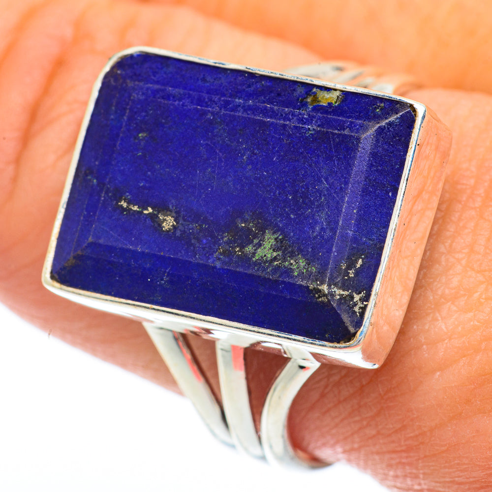 Lapis Lazuli Rings handcrafted by Ana Silver Co - RING64807