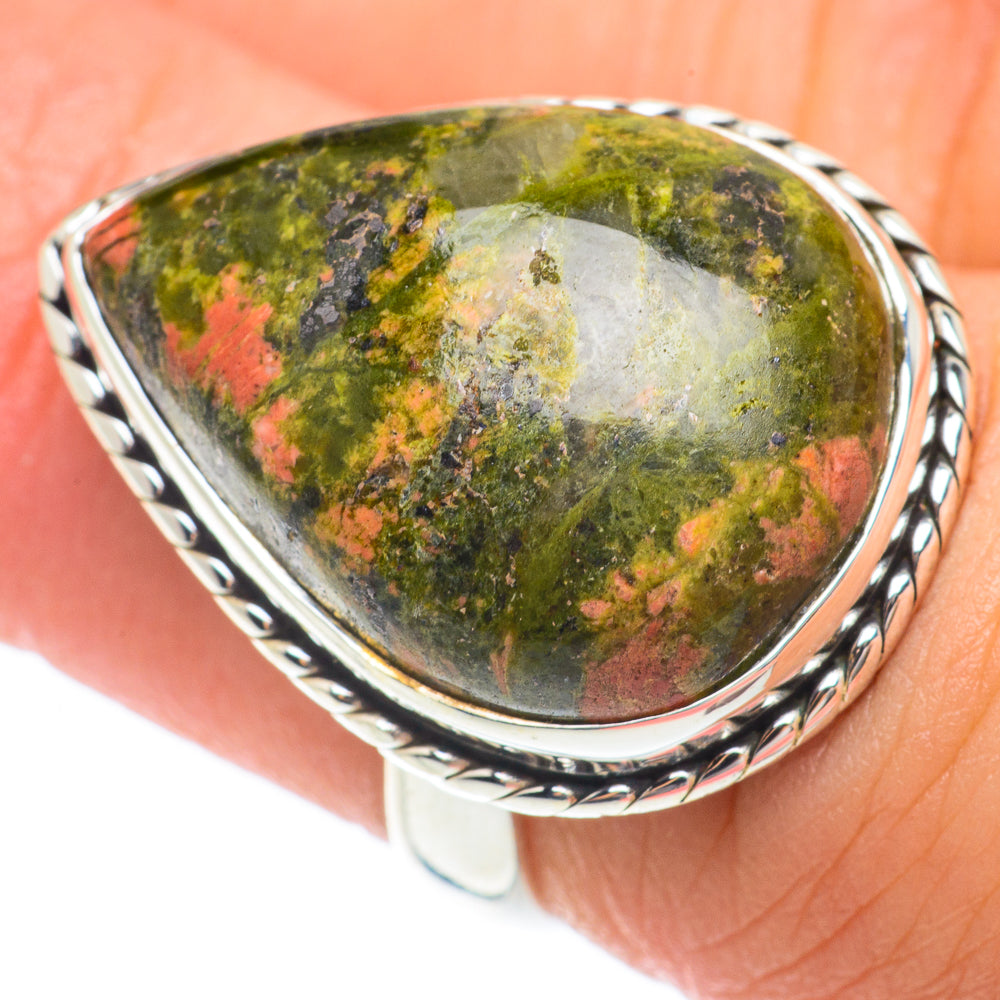 Unakite Rings handcrafted by Ana Silver Co - RING64812
