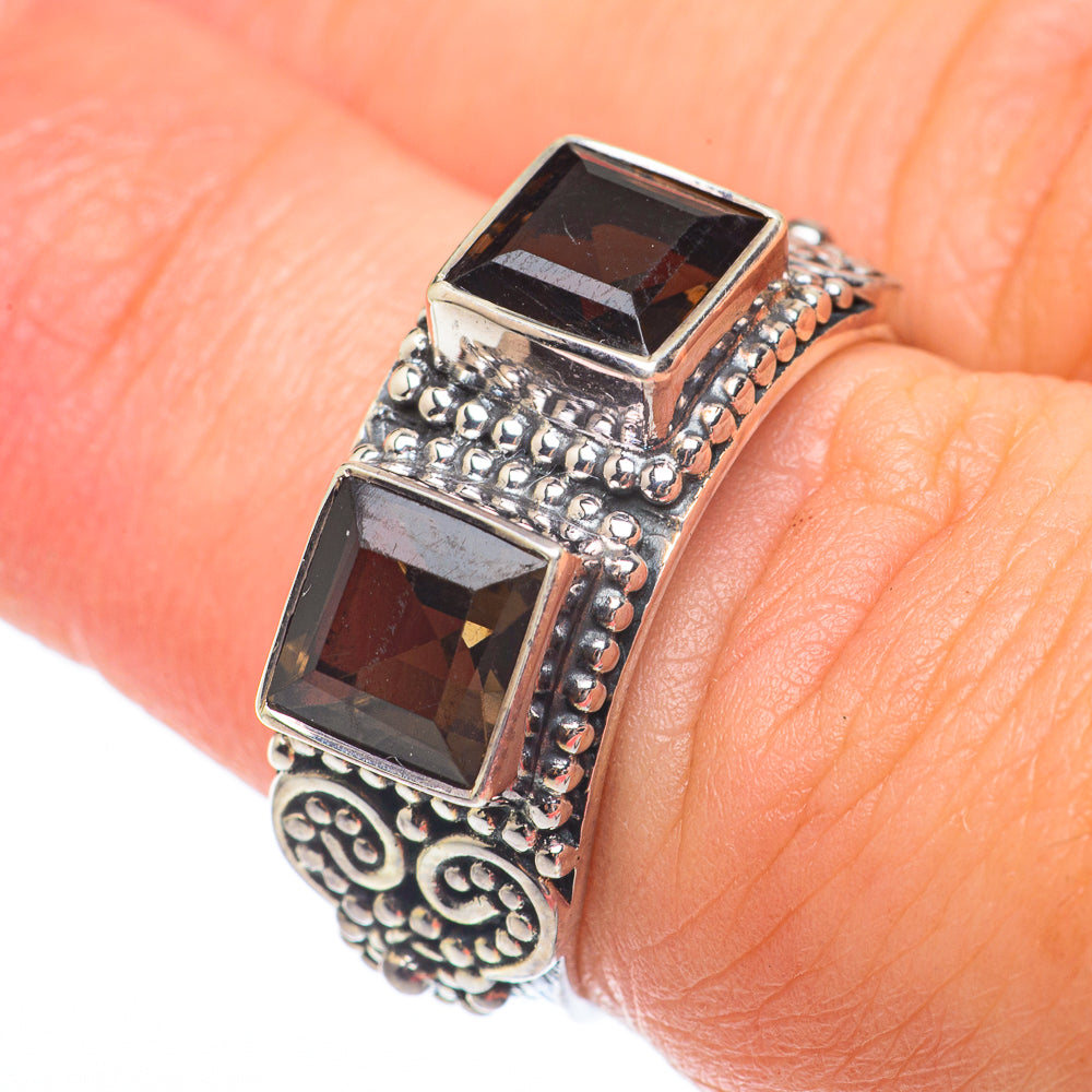 Smoky Quartz Rings handcrafted by Ana Silver Co - RING64815