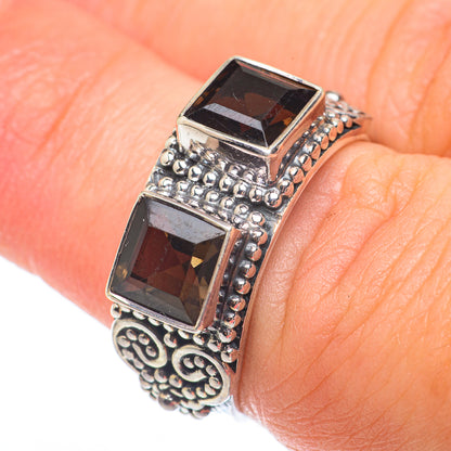 Smoky Quartz Rings handcrafted by Ana Silver Co - RING64815