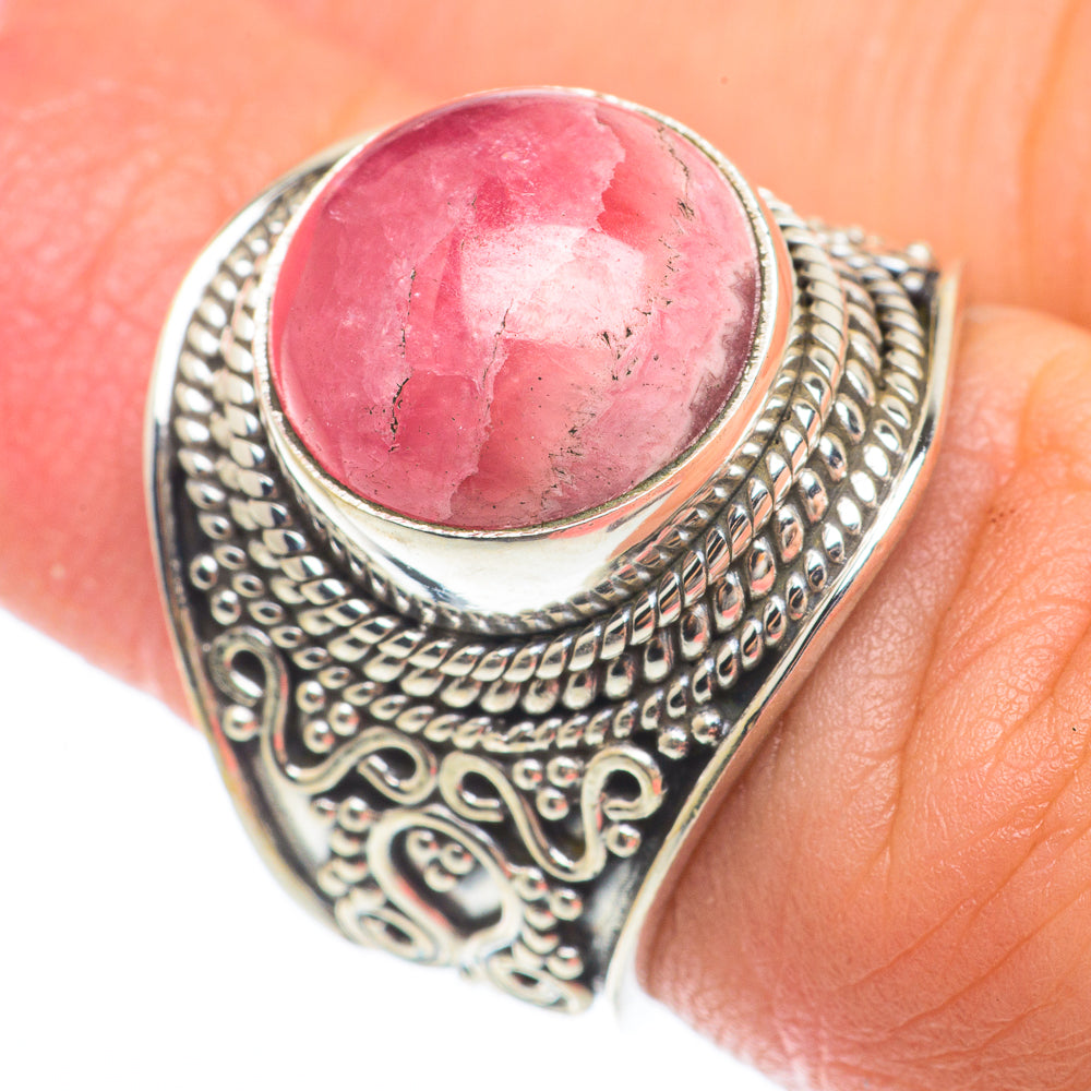 Rhodochrosite Rings handcrafted by Ana Silver Co - RING64818