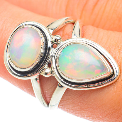 Ethiopian Opal Rings handcrafted by Ana Silver Co - RING64825