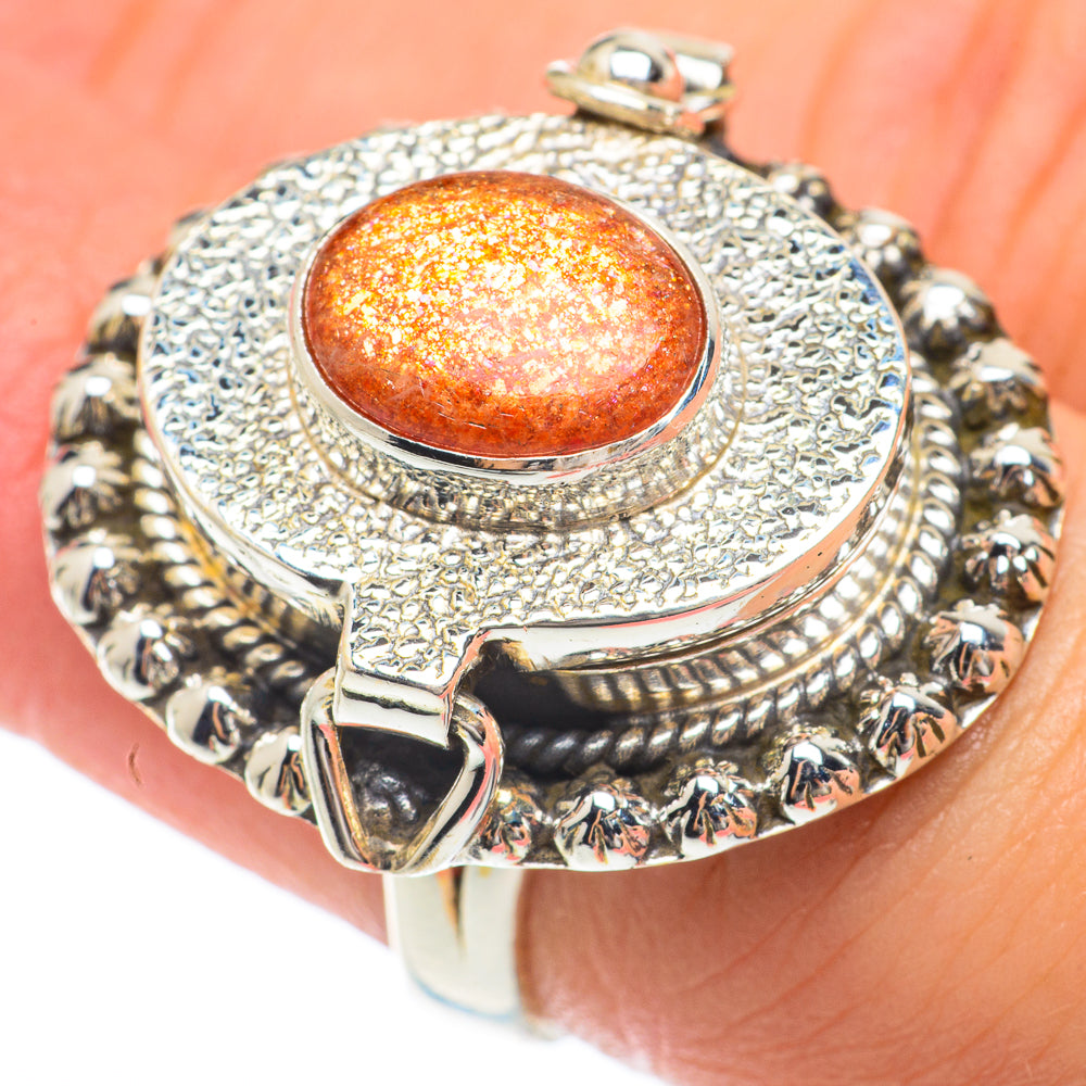 Sunstone Rings handcrafted by Ana Silver Co - RING64838